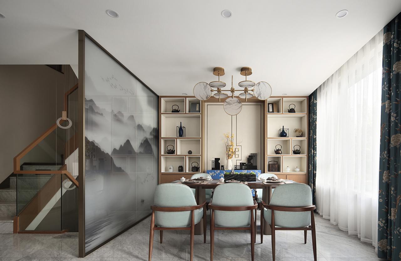 科技与艺术融合之作,最新样式博古架图片,重塑生活美学风采