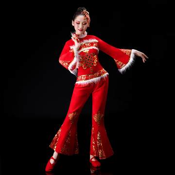 最新款秧歌服装，时尚与传统的完美融合