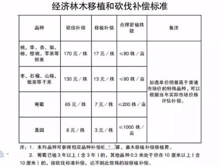 最新林地补偿标准及其带来的意外惊喜