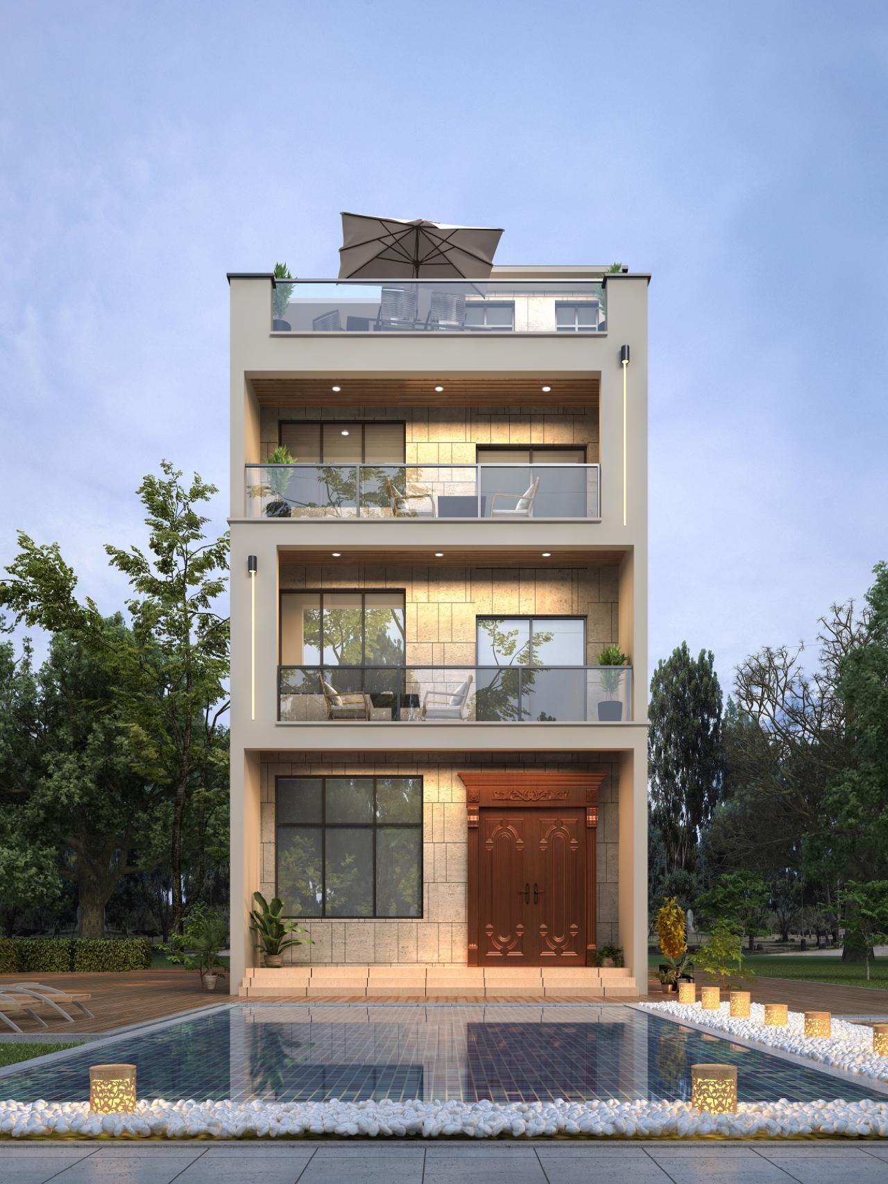 农村三层别墅最新时尚设计风采展示