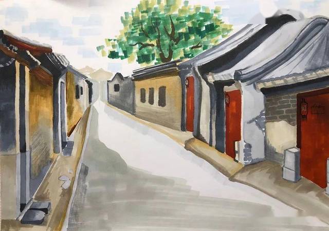 公司绘画比赛,探寻小巷中的艺术魅力